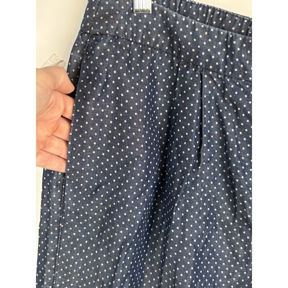 Chico's Women's Bermuda Shorts Sz Medium Short Blue Polka Dot‎ Ultimate Fit - Picture 5 of 10